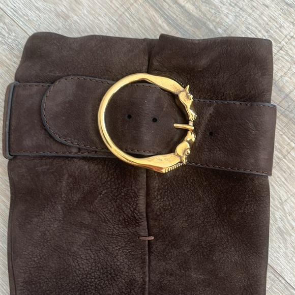 Gucci brown suede boots - Picture 4 of 14